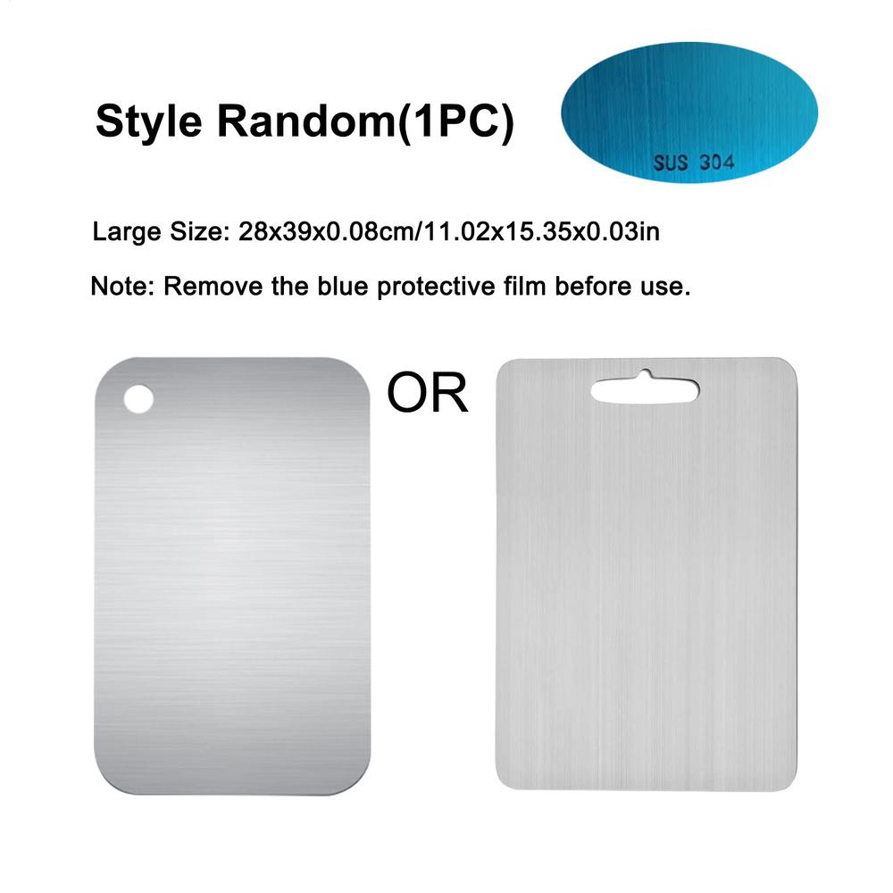 Double-Sided Titanium Cutting Board Food Grade Kitchen Mat, Portable Serving Tray For Meat Vegetable Cheese Preparation Supplies