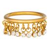 Fringe Finger Ring for Women with Clear Stone Detail, Statement Jewelry for Parties, Date Nights and Gift Giving