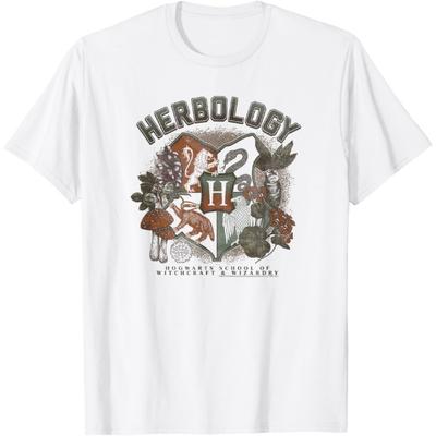 Harry Potter Herbologia Godło Szkoła Magii i Czarodziejstwa Hogwart Koszulka