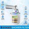 Easy Carry ABS Shower Head Filter Easy Mount Designs Bath Water Purifiers Removes Impurities for Sensitive Skin Bathing