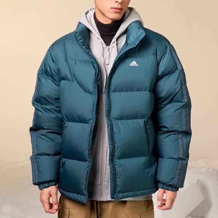 adidas Einfarbige Outdoor-Sport-Freizeit-Stehkragen-Daunenjacke Unisex-Jacke Arktisblau IK2417