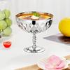 Edelstahlkelchbecher Eisdessert Salatschüssel Obstteller Snackschale Puddingbecher Tasse KTV Bar Zubehör