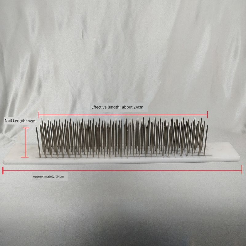 

Аксессуары для парика Пластина Накладка для кожи Выдергивание волос Двусторонняя расческа с мелкими зубьями Зубчатые инструменты для волос Five-row hair-pulling target-short style