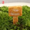 3Pcs Resin Sign Board Bonsai Figurines Micro Landscape Crafts Signboard Miniatures Fairy Garden