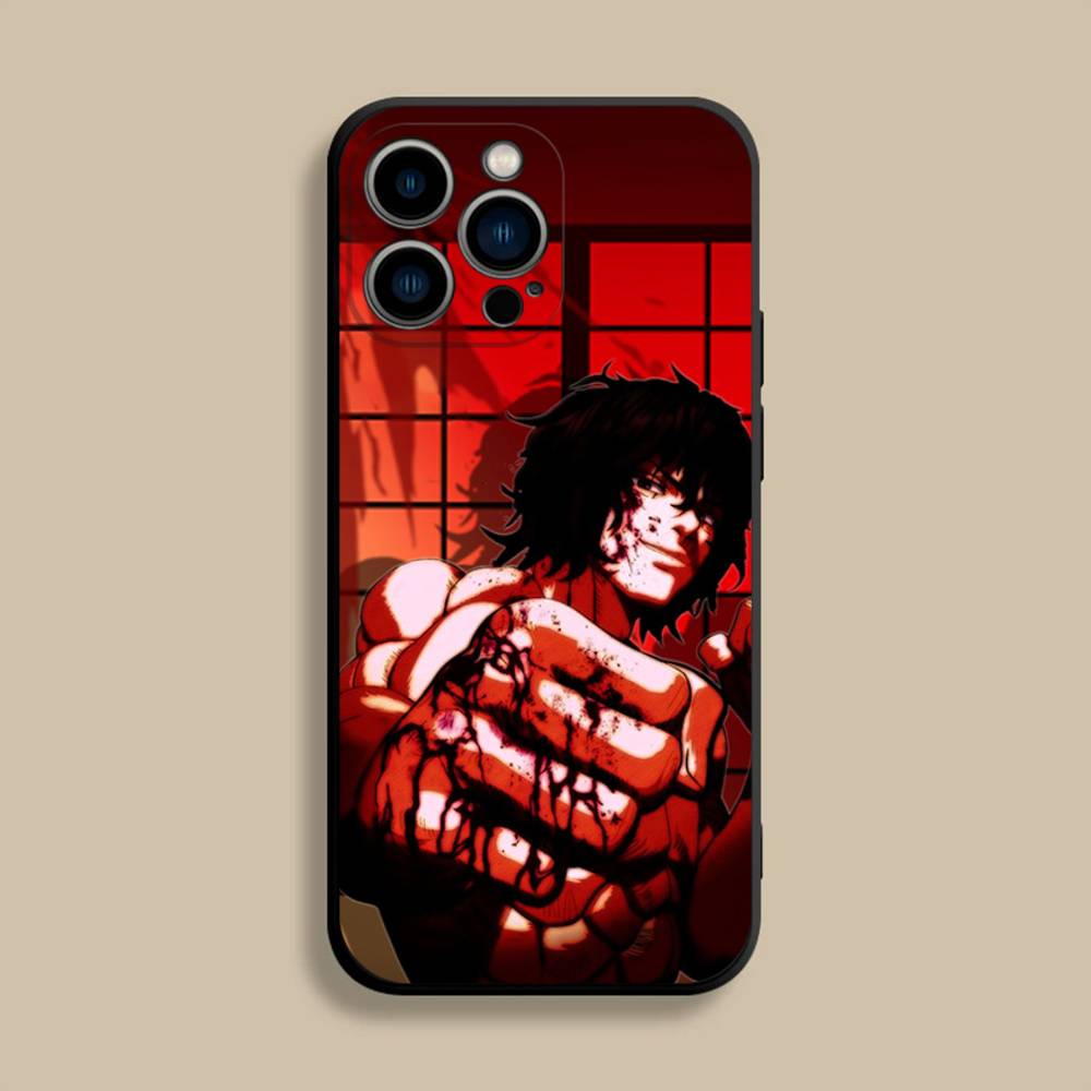 K-Kengan A-Ashura Phone Case For iPhone 17,16,15,14,13,12,Pro,Max,Plus,E,SE4,Air,Mini Black Soft Cover