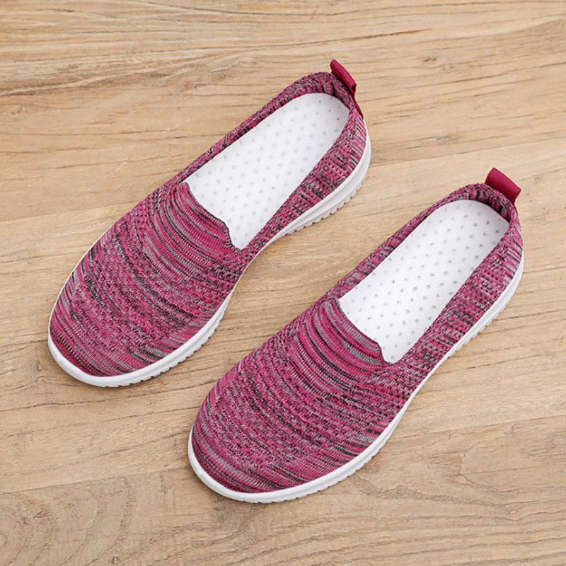 New  Fashion Women 'S Platform Loafers Comfortable Female Slip On Shoes Woman Flats Nurse Sneakers Lady Creepers Shoes