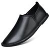 Spring new leather low-top shoes British style lazy shoes casual shoes nesting business shoes leather shoes