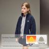 ASK JUNIOR Женский зимний утепленный флисовый кардиган на молнии
