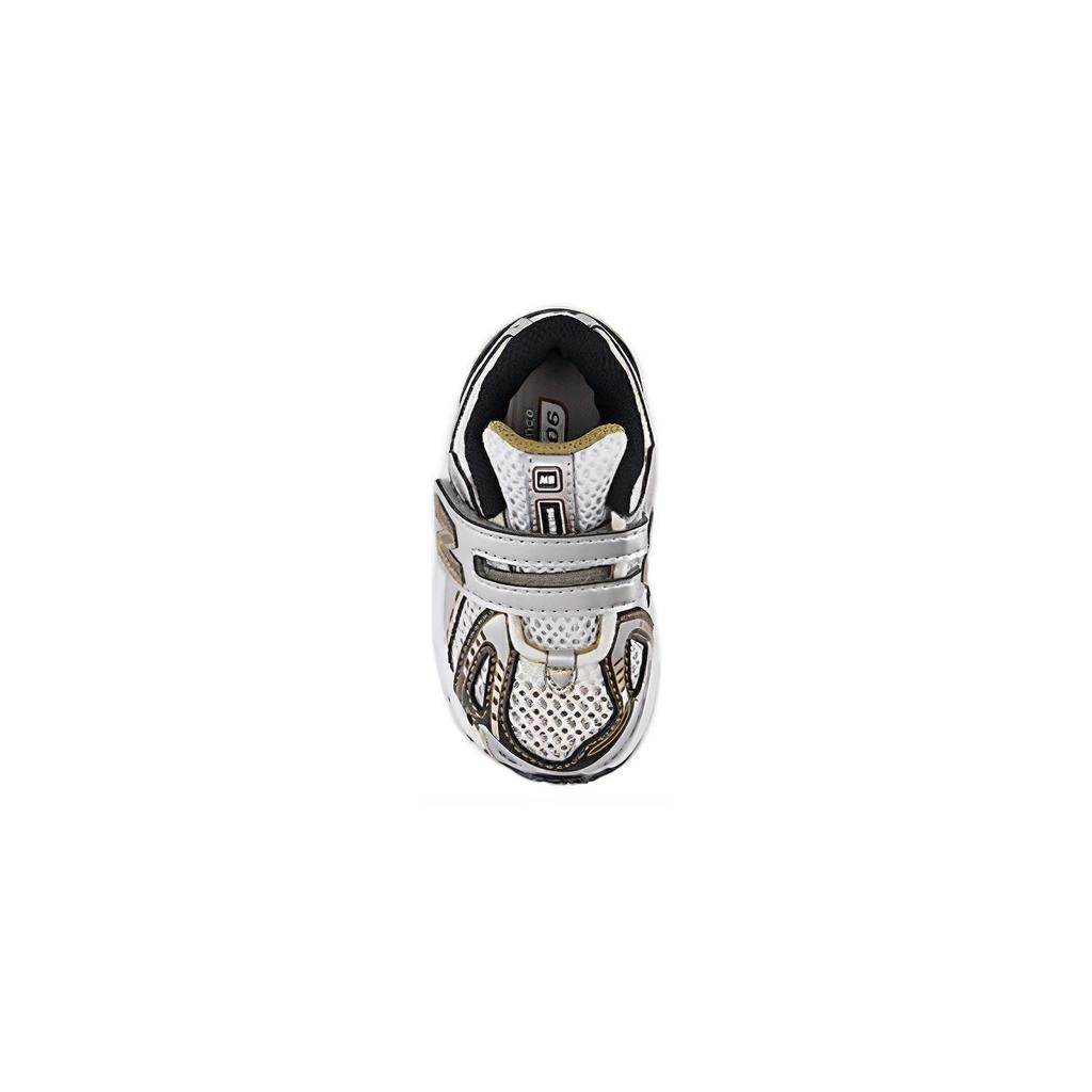 New Balance 1906 HOOK & LOOP Comfortable Cushioning Abrasion Resistant Low top Toddler Shoes Gold Silver IV1906RA