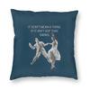Swing Dancer Square Pillowcase Polyester Linen Velvet Creative Zip Decor Throw Pillow Case Car Cushion Cover 45X45