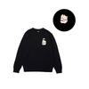 Nike Fashion Outdoor Breathable Urban Commuting Versatile Logo Round Neck Sweatshirt Unisex Sweatshirt Black BV2667-010(TEAM1061-3.3.4)