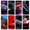 Sports Cars Transparent Case For Samsung Galaxy S24 S23 S22 S20 S21 FE Ultra S24 S23 S10 S10E S9 S8 Plus 5G Shockproof Shell Bag