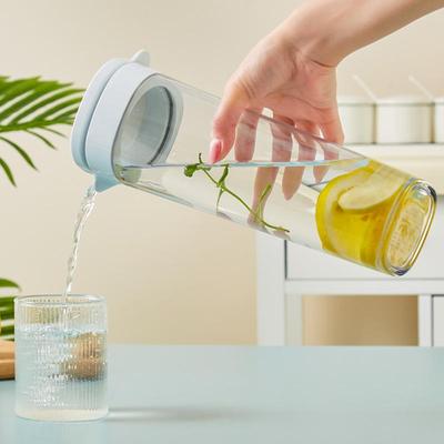 1.1L Manual Cold Brew Coffee Maker With Handle High-Capacity Water Bottle Summer Portable Juices Tea Fruit Coffeeware Pot