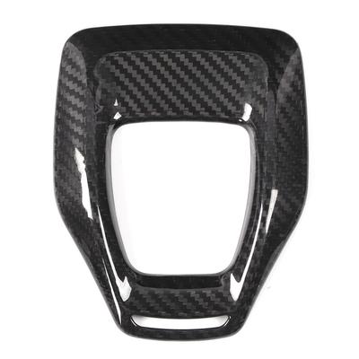 Center Console Gear Shift Panel Cover Carbon Fiber Fit for Alfa Romeo Giulia Stelvio 2020