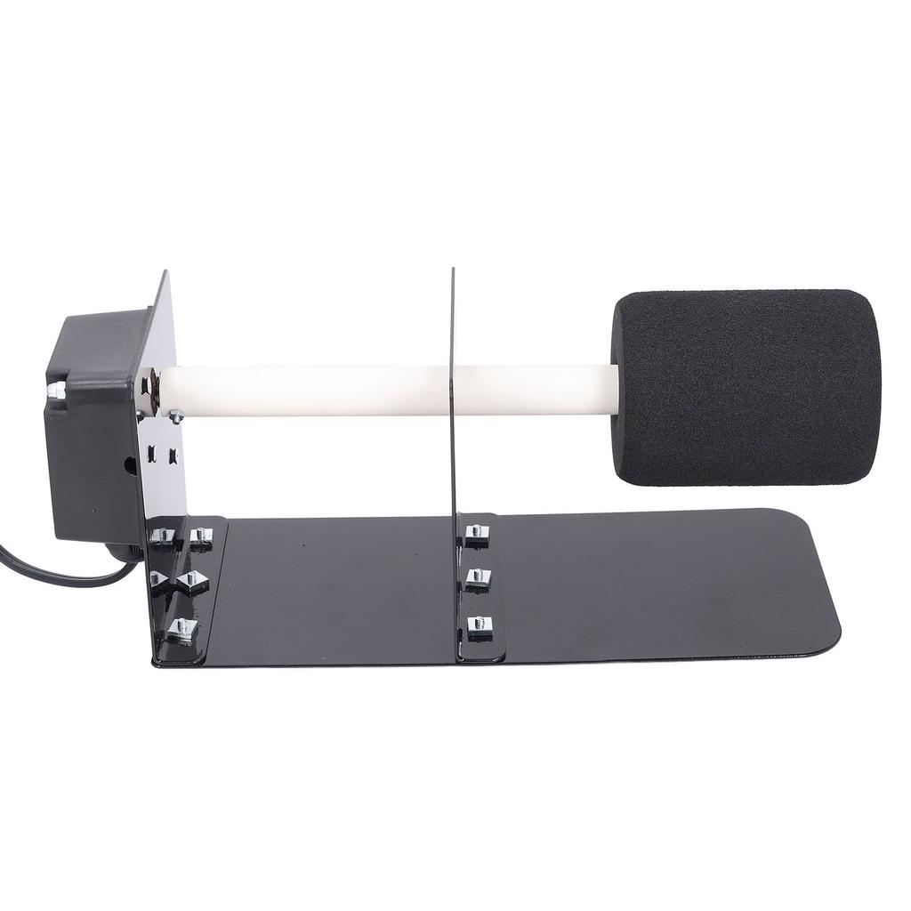 Single Shaft Cup Turner with Stand and 2 Sponges Metal Structure Cup Rotating Machine Kit for DIY Epoxy Crafts EU Plug