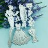 Beauty Dress Metal Cutting Dies Stencils for DIY Scrapbooking Decorative Embossing Paper Cards Template Decor Die Cuts