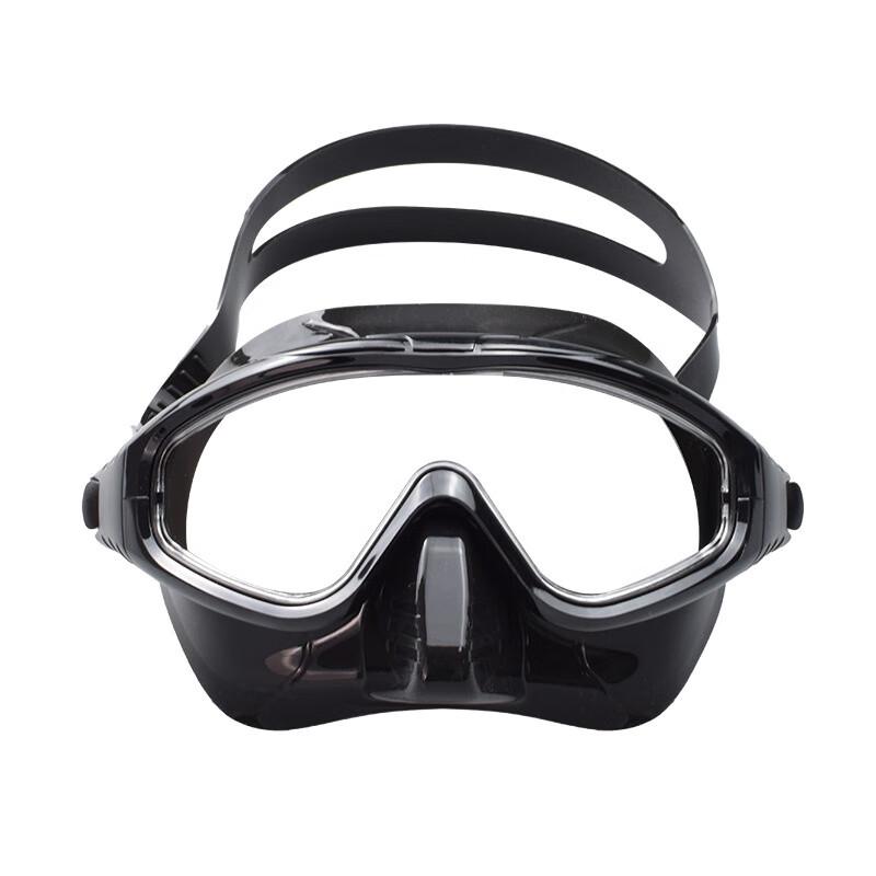 YBLKJ Freediving & Snorkeling Mask with Nose Cover