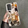 Crying Cats Combine Memes Shockproof Phone Case for Samsung A17 A16 A15 A14 A37 A57 A36 A56 A26 A35 A55 A25 A34 A54 A24 A13 A23