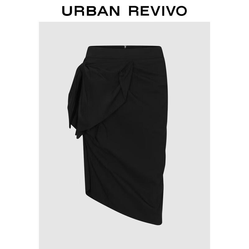 UR Women s 2025 Fall Irregular High-Waist Midi Skirt XXS