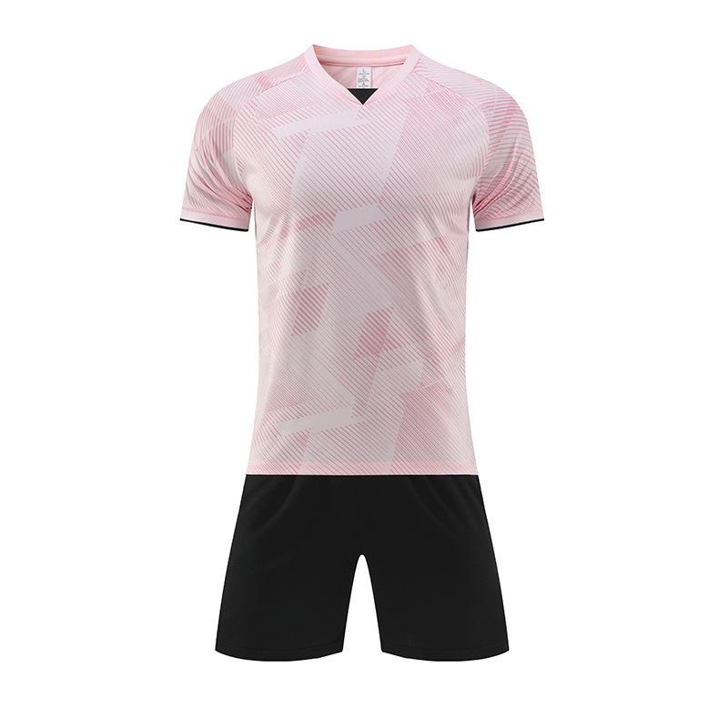 New Quick-Dry Short Sleeve Football Kit for Adults & Students - Team Sports Competition Uniforms for Children.