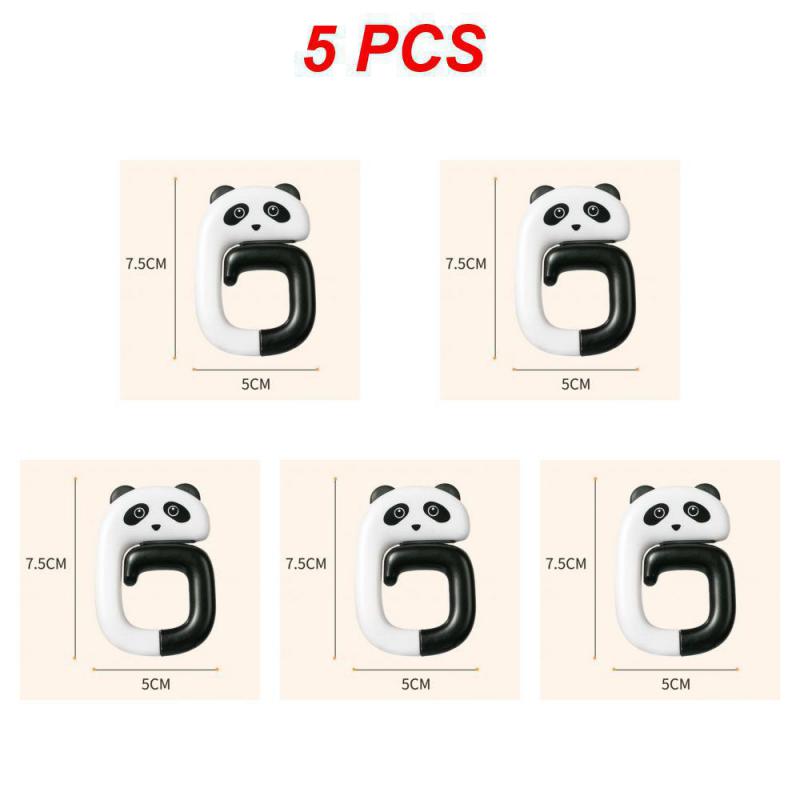 1~10PCS Portable Travel Plastic Bag Cute Hook Table Holder Hooks Bag Purse Hanger Handbag Hook Purse Home Organizer