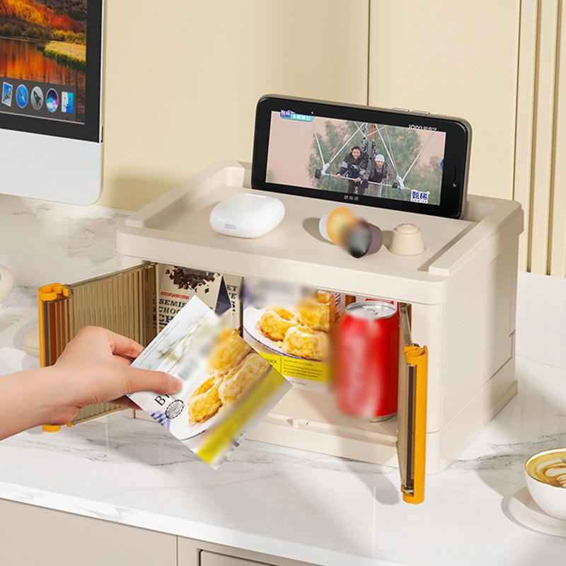 Caja de almacenamiento plegable de plástico portátil para guardar ropa, juguetes, muñecas, organizador de armario para el hogar