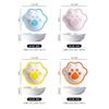 Ceramic Cat Claw Pattern Bowl Dog Drinking Water Food Bowls Anti Overturning Neck Protection, Lovely Pet Articles, 1Pc