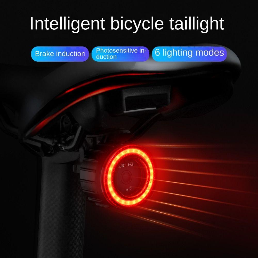 

MTB Шоссейный велосипед Лампа Велосипед Задний фонарь Велосипед Умный Автоматический Тормоз Датчик Свет Велосипед Задний Фонарь