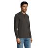 Mens Perfect Pique Long-Sleeved Polo Shirt