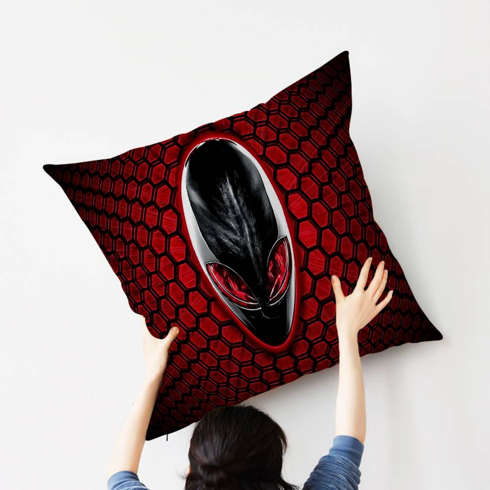Black A-Alienware Pillowcases Home Bedding Decorative Pillow Cover Wedding Super Soft Pillow Case