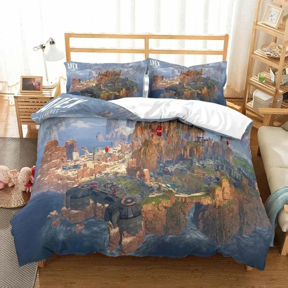 Game Duvet Cover APEX Pillowcase Legends Printed Bed Set Pillowcase Bedding Set Bed Linen Sheet Quilt Cover Full Queen King Size
