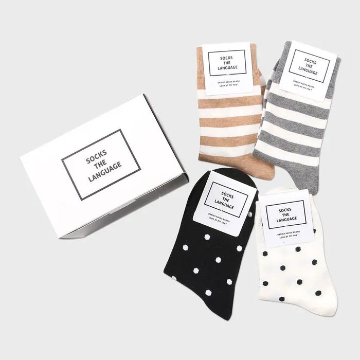 Custard Socks 4-Set
