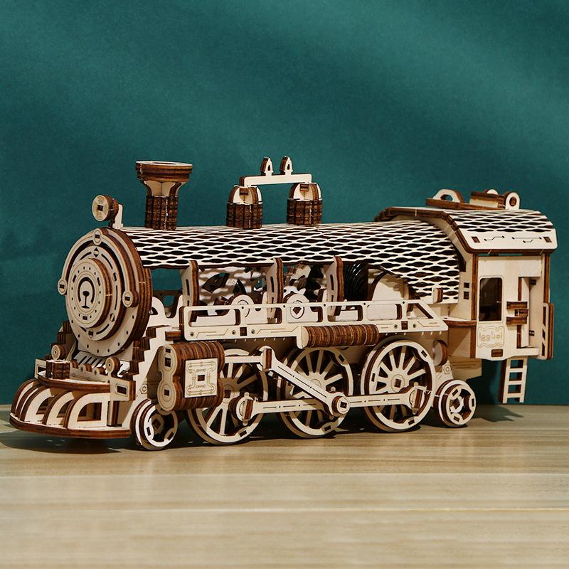 Spersonalizowane trójwymiarowe puzzle 3D Model symulacyjny zderzaków Ozdoby Puzzle Drewniane Puzzle Zabawki do wczesnej edukacji dla dzieci