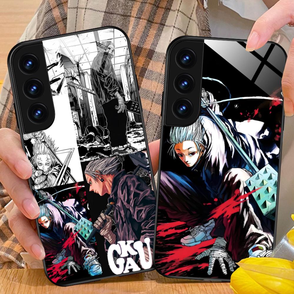 Sakamoto Days Gaku Phone Case for Samsung Galaxy S26 S25 S24 S23 S22 S21 S20 Note20 Plus FE Ultra Glass Colorful Cover Cover