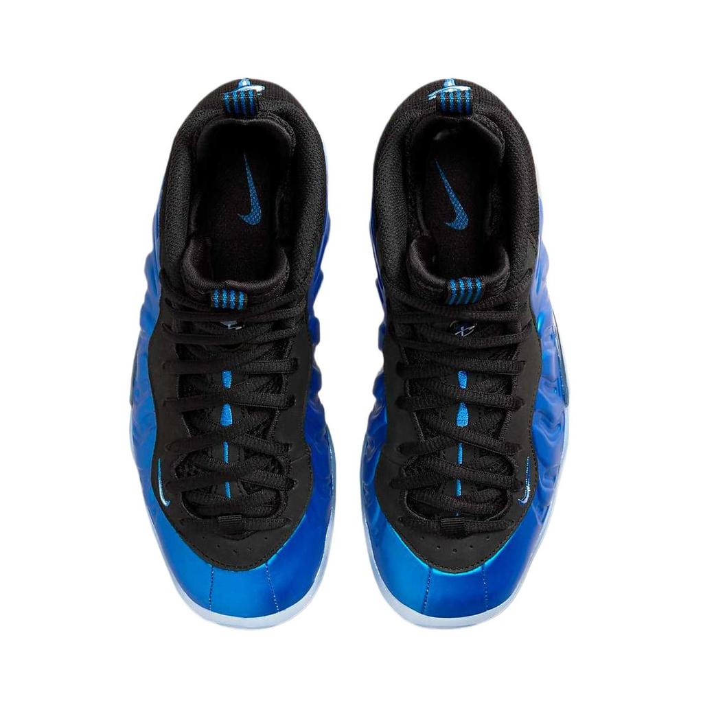 New Nike Little Posite One Wear Resistant Low Top Children's Basketball Shoes Blue Teenagers FV5365-400