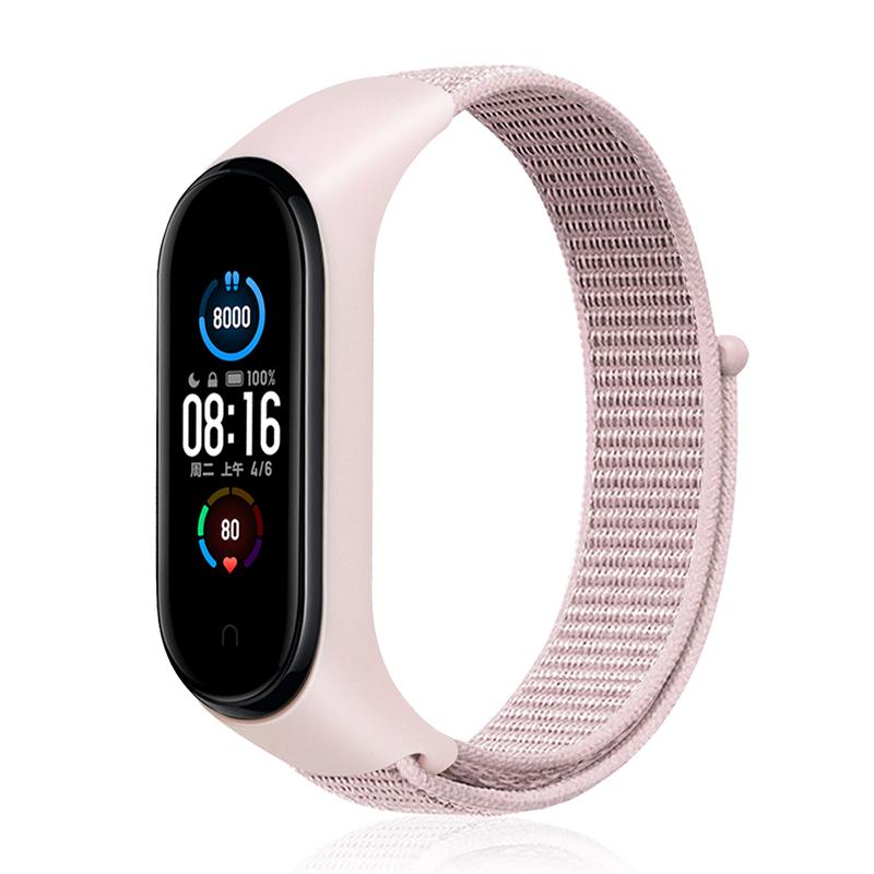 Nylon Loop For Xiaomi Mi Band 8 7 4 3 5 6 Smartwatch Wristband Sports Correa Breathable Replacement Bracelet On Miband 6 8 Strap