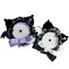Bow Magnetic Anime Badge Holder Lace Cat Ears Badge Flower Lovely Pins Display Base  Badge Display