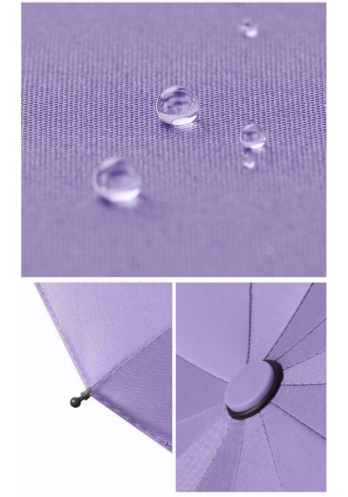 Fully Automatic Windproof Three-Fold Umbrella with Reinforced Structure and Black Sun Protection Coating, Customizable Logo Available.