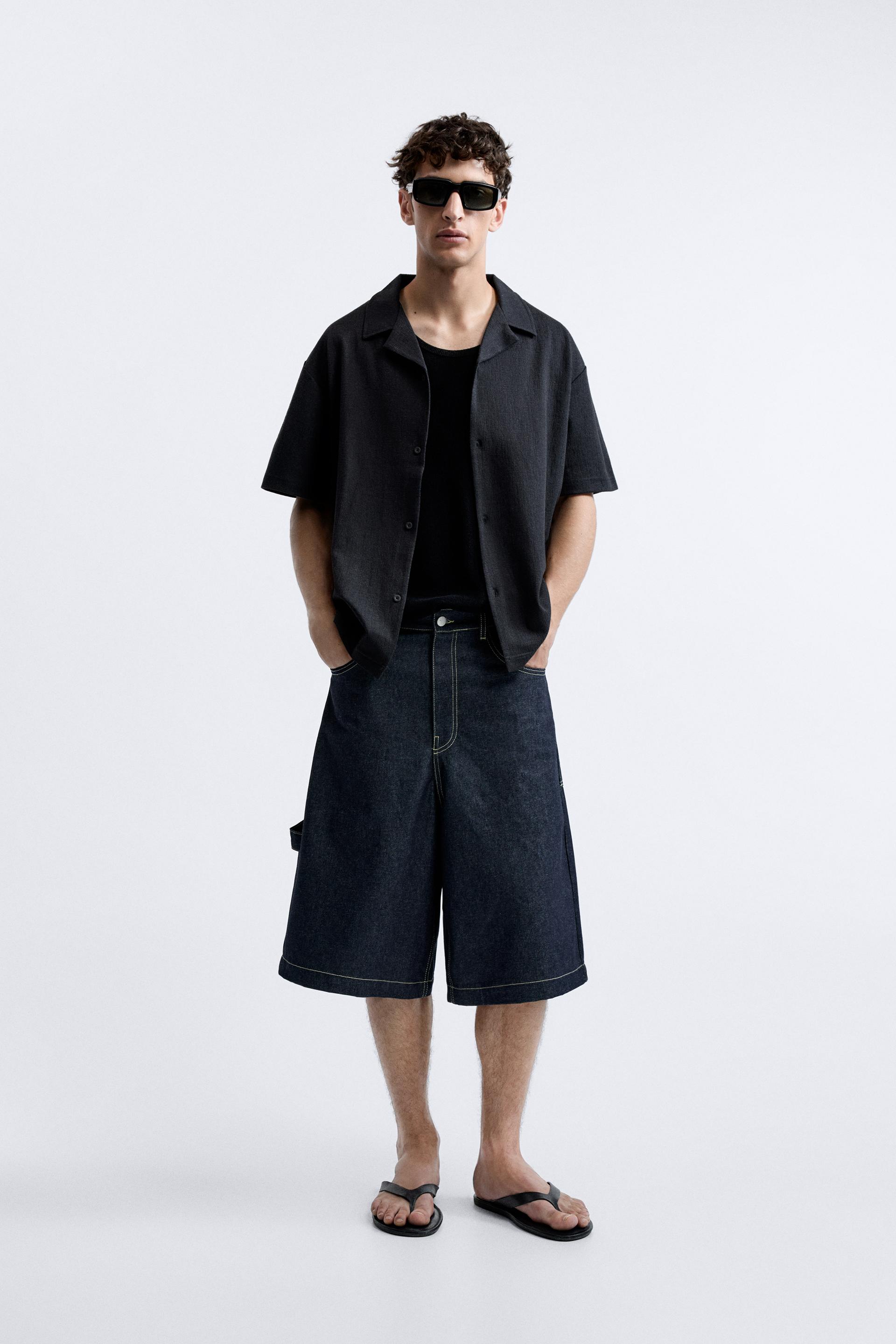 

РУБАШКА ИЗ ТЕКСТУРИРОВАННОГО ЖАККАРДА