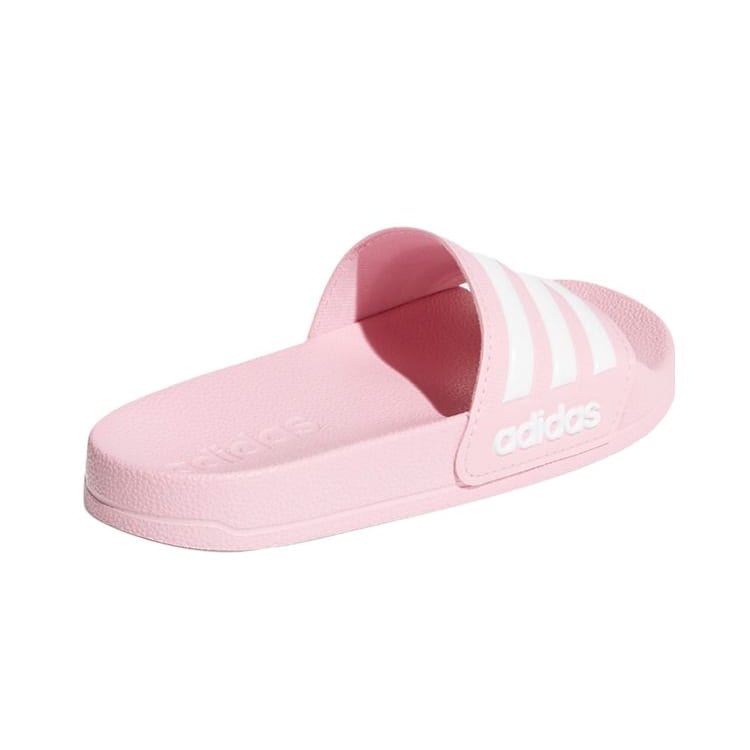 Adidas ADILETTE SHOWER Slip Resistant Anti Kick Kids' Outdoor Slippers White Pink G27628