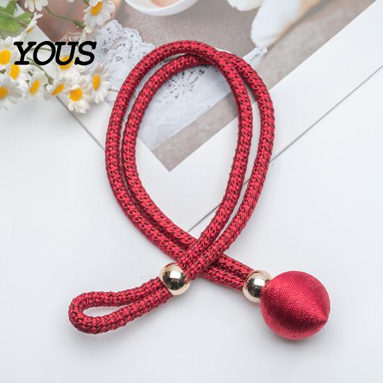 Strong Curtain Fasteners Fabric Tiebacks, Windows Hold Back, Holdbacks, Decorative Ties Holder Rope for Home Essential Bedroom Living Room Easy To Use