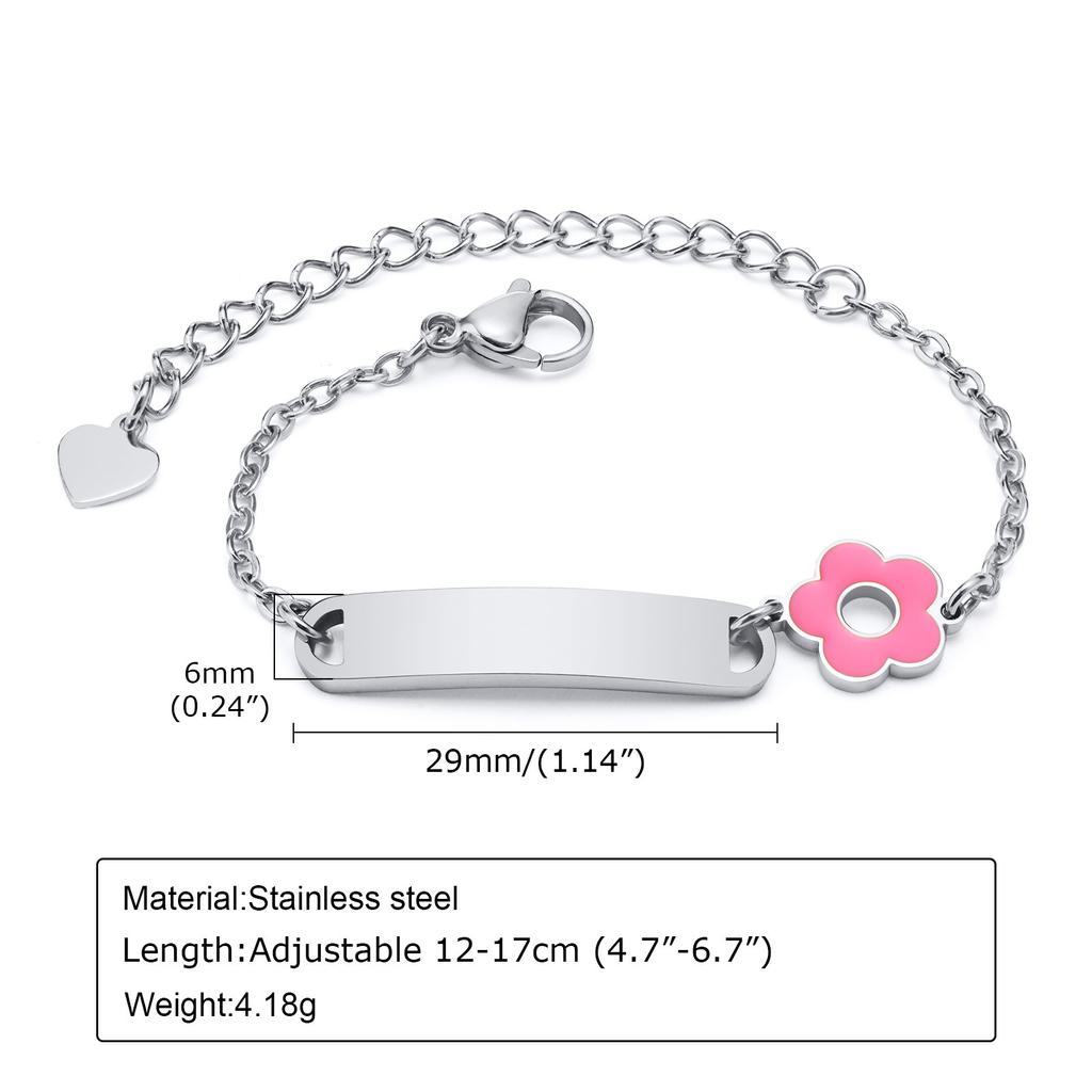 A Variety Of Children'S Curved Brand Stainless Steel Gold Bracelet Women, Fashionable Personality Can Be Engraved 798