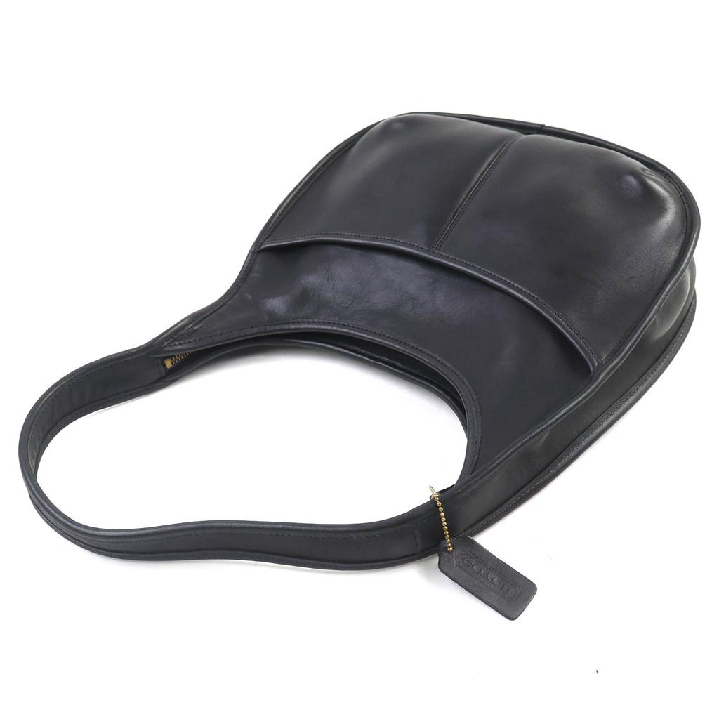 Coach Shoulder Bag Ergo Old Coach Leather One Shoulder Bag Black 9033 Used