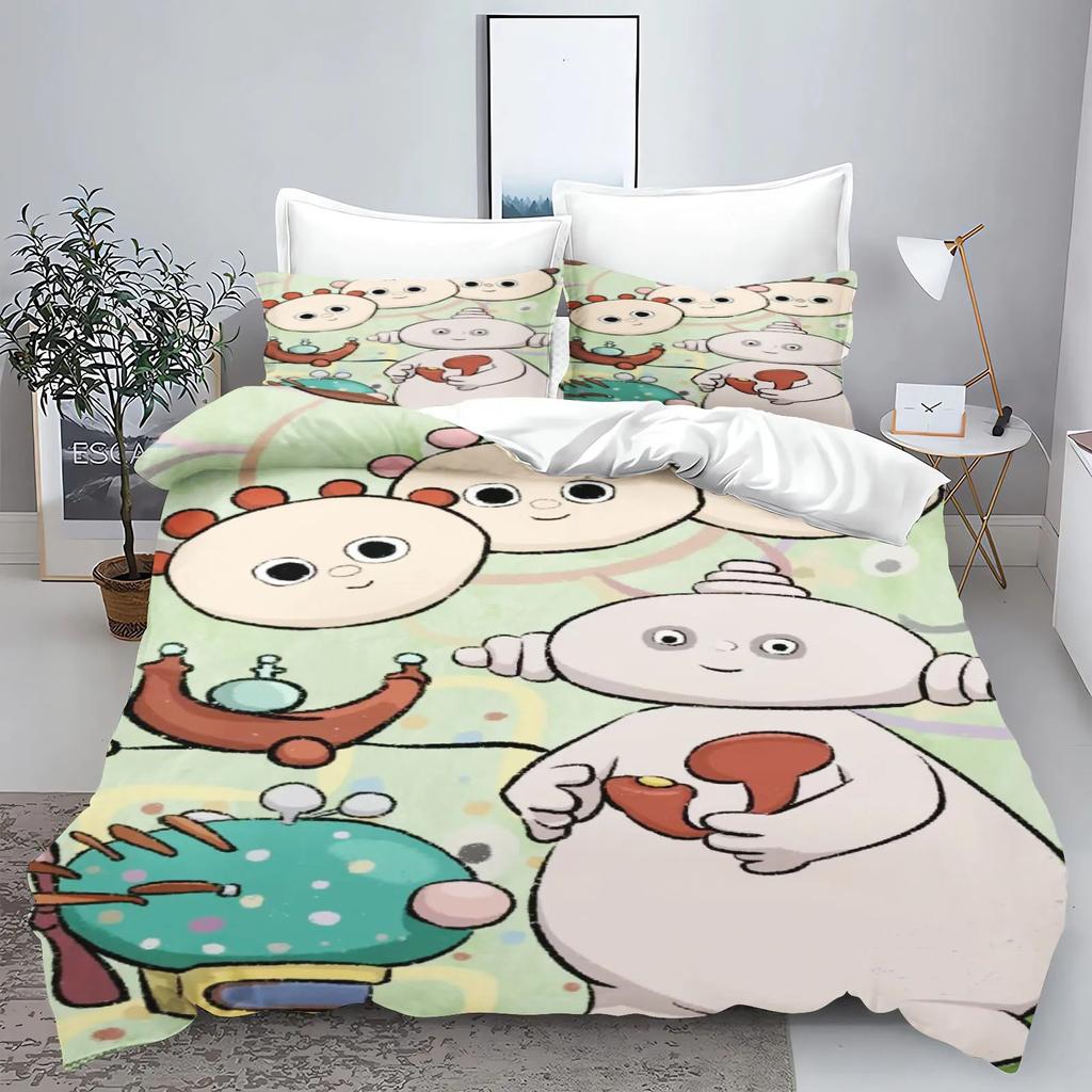 Garten Baby Bedrucktes Bettwäscheset Bettbezug Queen Baumwolle Niedlich Bedruckt Cartoon Steppdeckenbezug 100% Polyester Anime