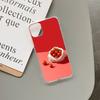 Japan Korea Cute Tomato Pattern  Phone Case For iPhone 11 12 13 14 Mini Pro Max XR X XS TPU Clear Case For 8 7 6 Plus SE 2020