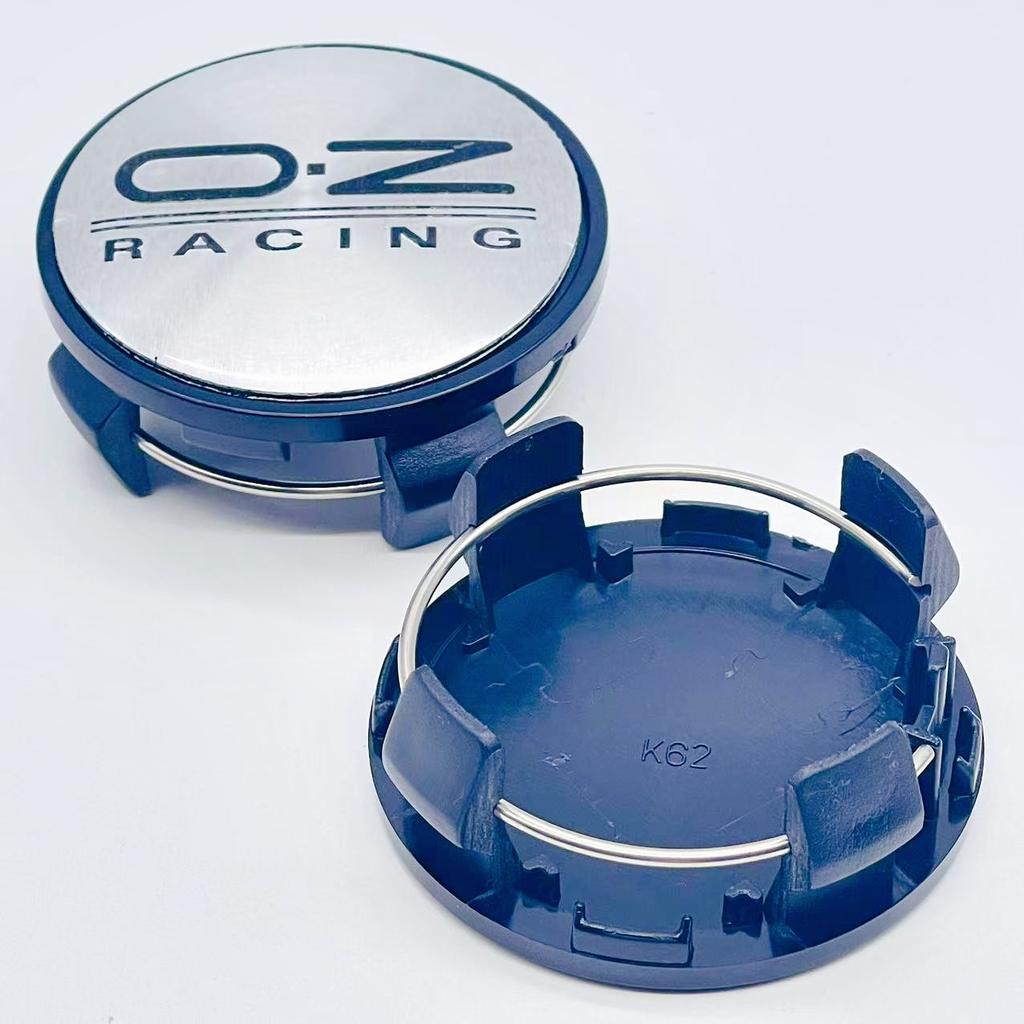 AAZD1 4pcs 3D 62mm Car emblem Wheel hub Center Cap For 56mm OZ Badge covers sticker Decals Styling accessories