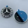 57mm Star Flat Hood Bonnet Logo For Mercedes Benz W204 W124 W201 W202 W212 W220 W205 Emblem Badge stickers automobile Accessorie QZ8