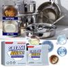 All Purpose Kitchen Cleaning Powder for Pots Bowls and Stoves Fast Acting Oil Stain Remover for Range Hood and Cookware
