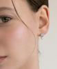 Tatiana Cushion Cubic Pearl Drop Earrings Ec3302