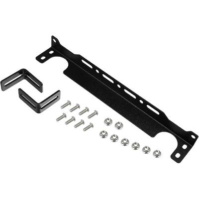 Universelles Ölkühler-Montagehalterungs-Kit 330mm Aluminiumlegierung Motorölkühler-Kühler-Adapter-Kit Ölkühler-Halterungs-Kit Schwarz Getriebeöl